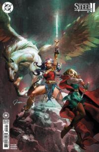 DARK KNIGHTS OF STEEL II #1 (OF 12) CVR D GERALD PAREL CARD STOCK VAR
